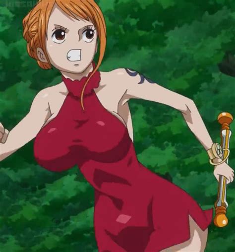 Stabs Nami from behind a wall using a greatly extended spike. Cuts out a door from a concrete wall. Turns her arms into spikes and quickly stabs at a wall. Hangs upside down by forming spikes in her feet. Turns into a spiked ball and chases Nami. Sewing stinger to make stilts. Creates spikes out of her arms, mouth, and… boobs to try …